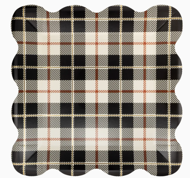 Black Fall Plaid - paper goods