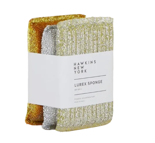 Lurex Sponges- set of 3