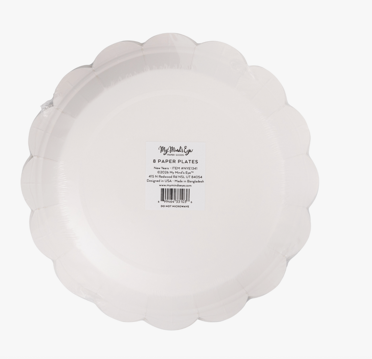 Happy New Year's Plate - 9"