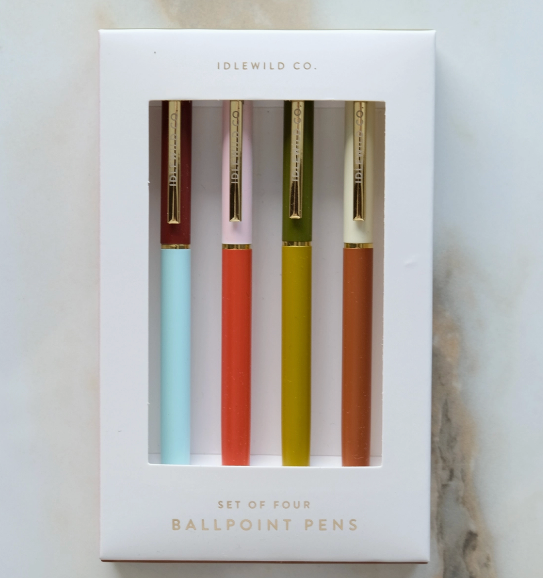 City Pallet Pens, Set of Four (+colors)
