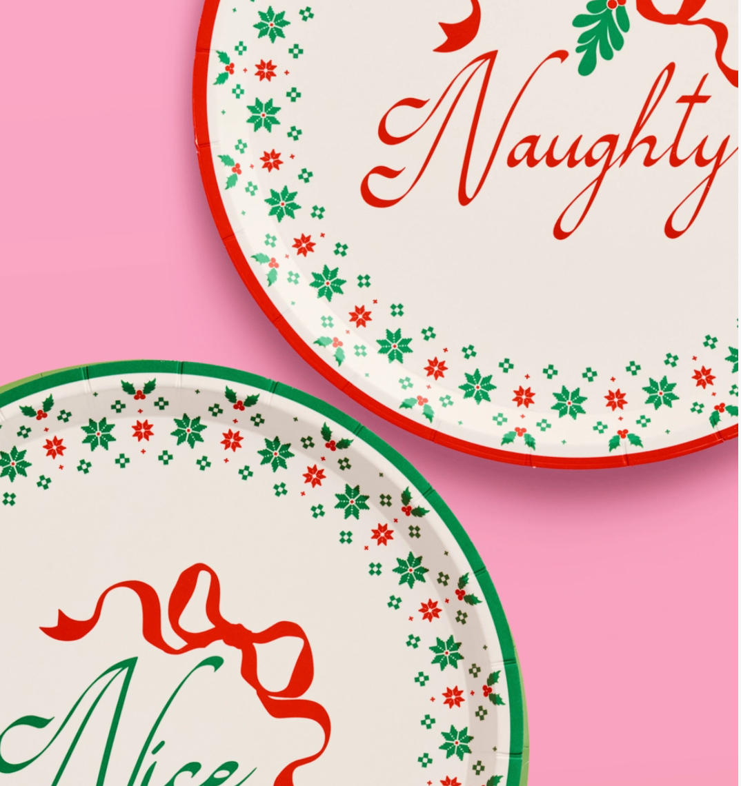 Naughty/nice  paper goods