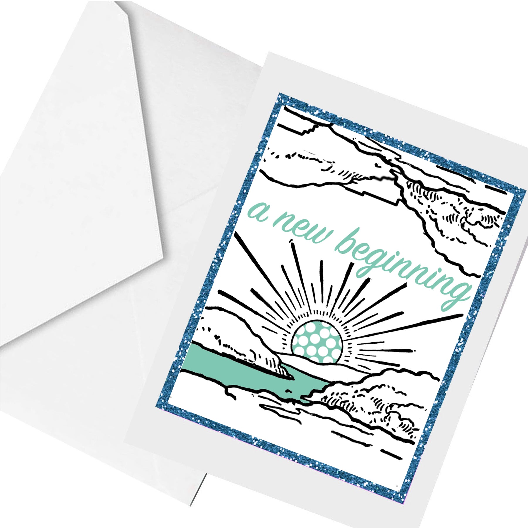 a new beginning ... greeting card