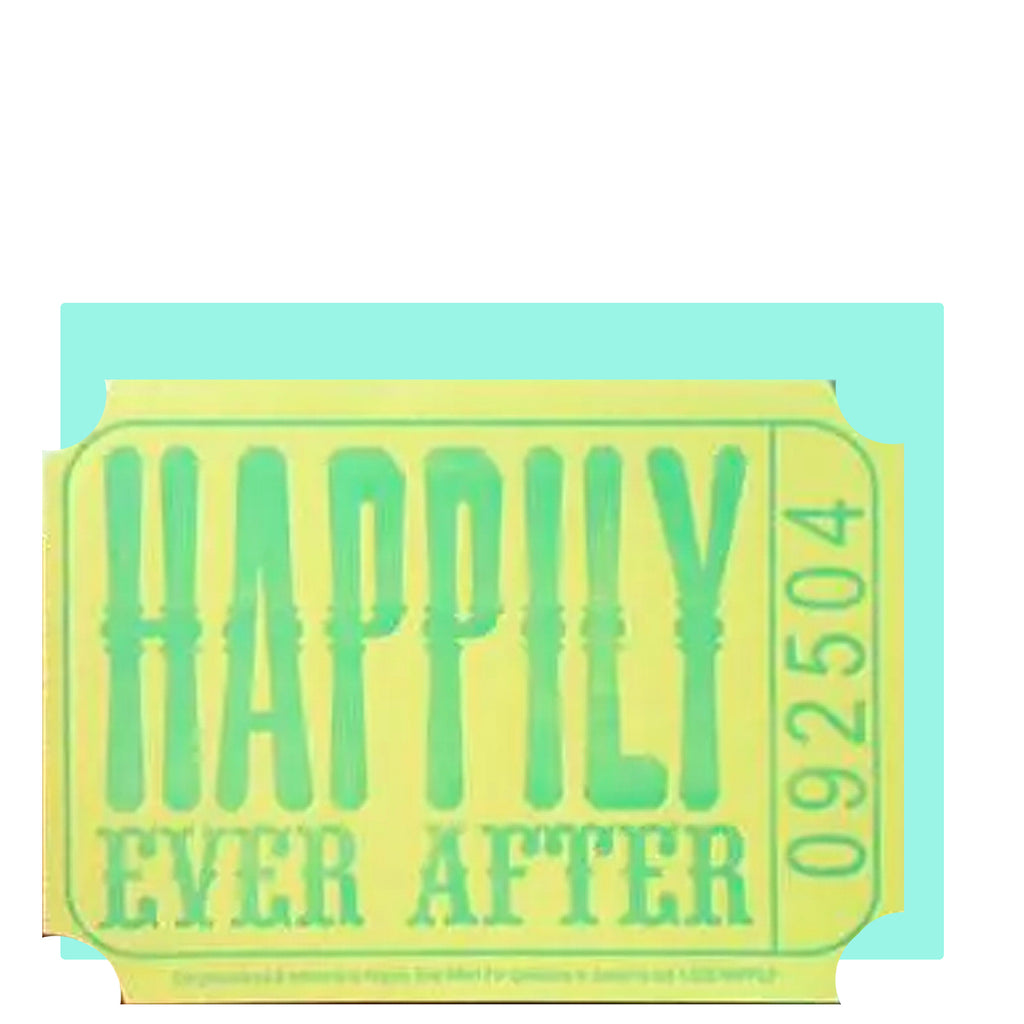 Happily Ever After ticket Card