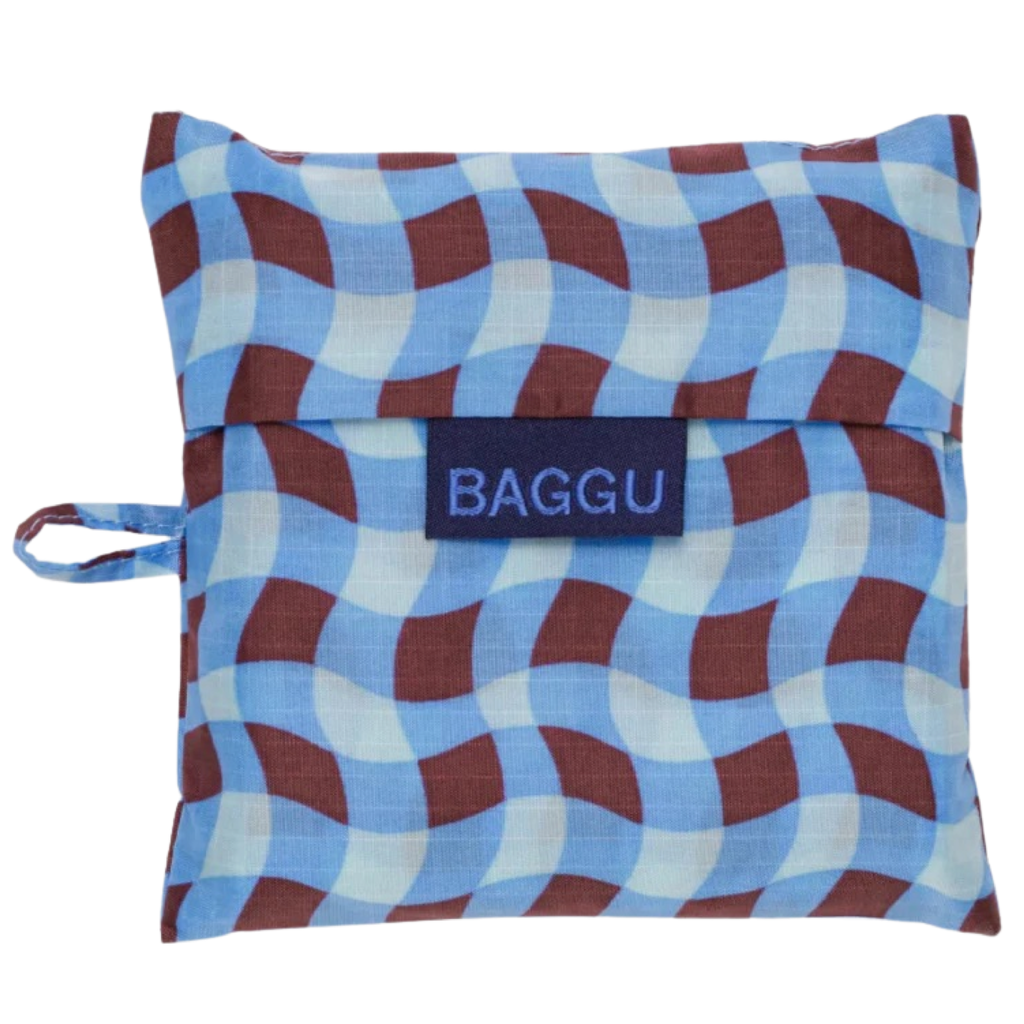 blue wavy : BAGGU bag