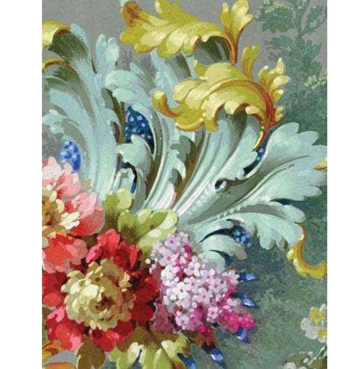 Floral flourish : greeting card