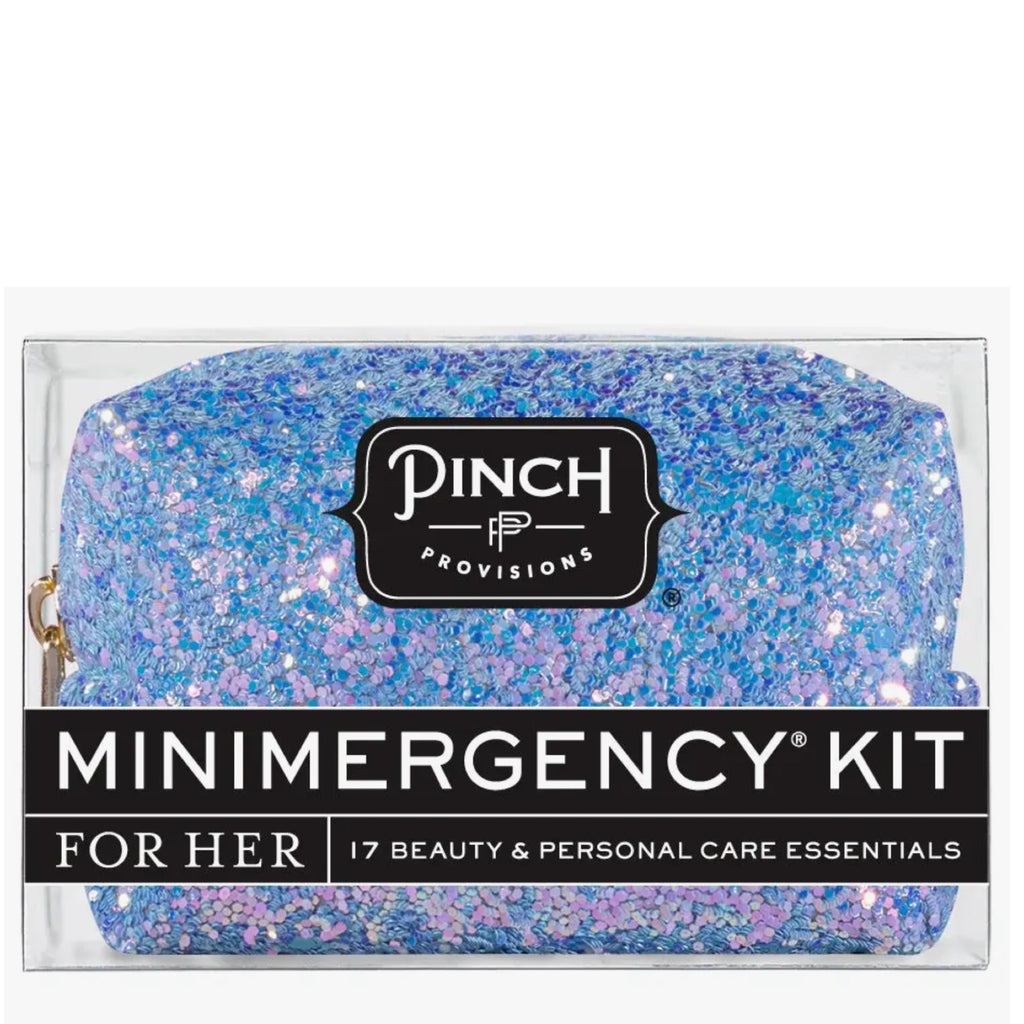 periwinkle glitter bomb Minimergency Kit