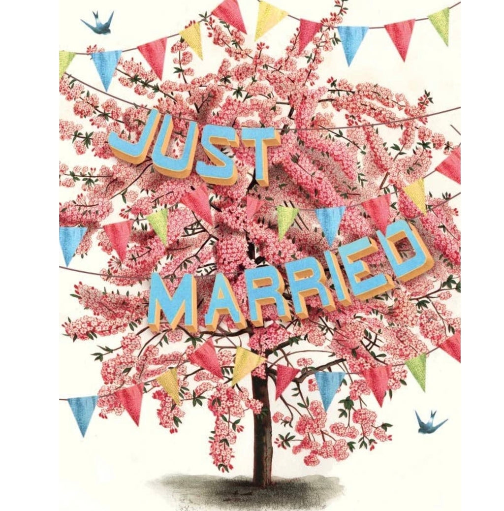 just married : greeting card