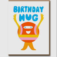 Big hug birthday card