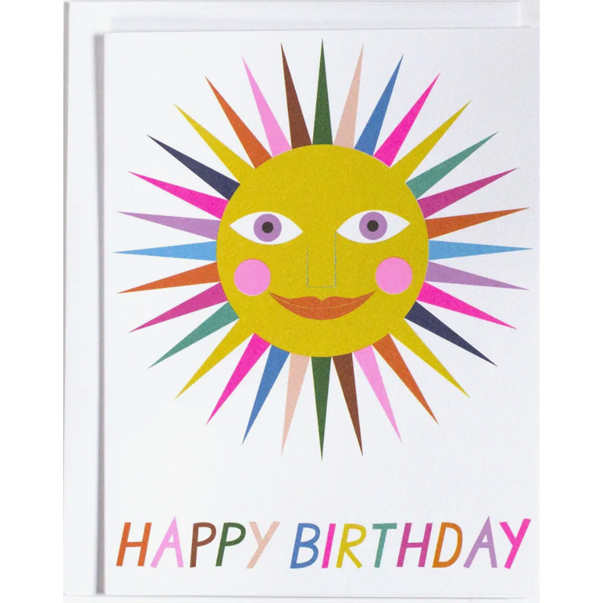 sunshine birthday greeting card