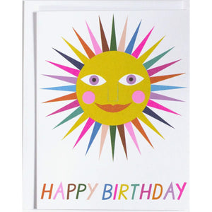 sunshine birthday greeting card
