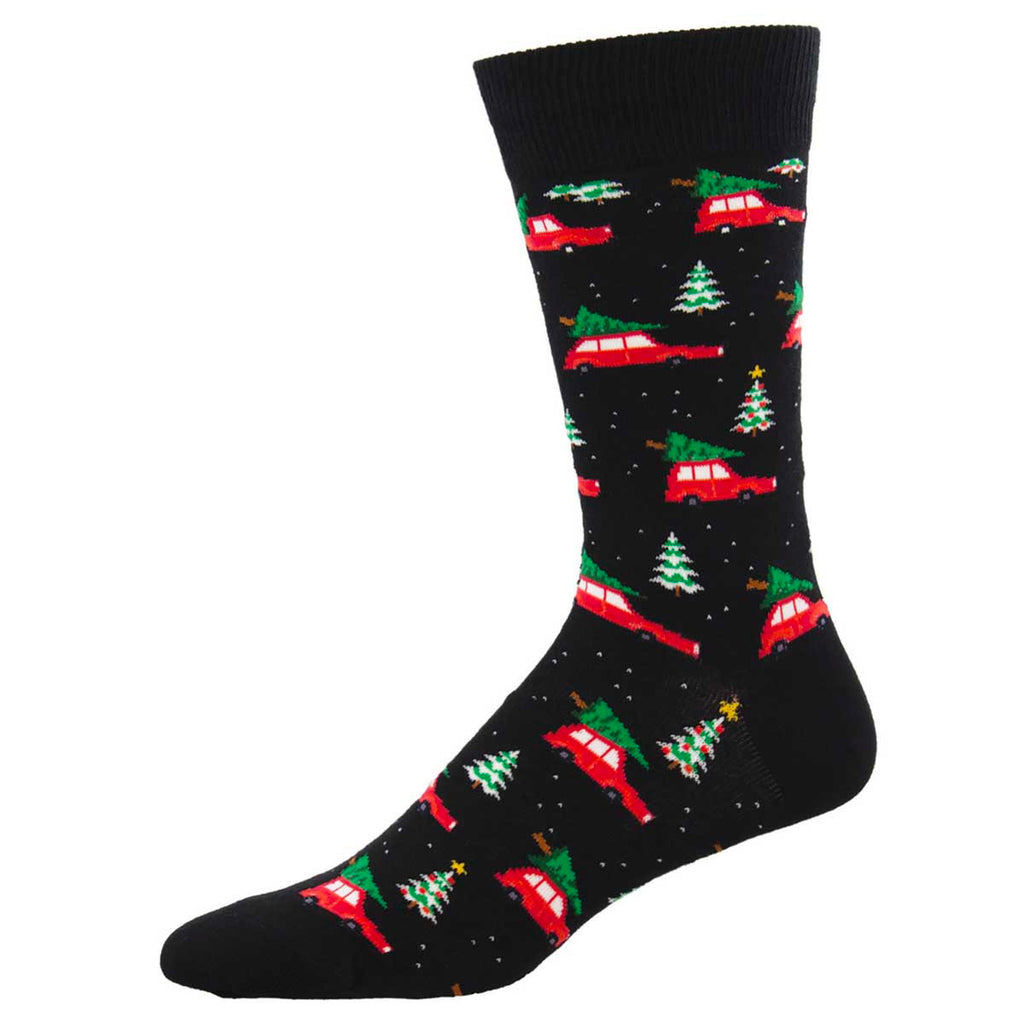 tree Christmas car socks