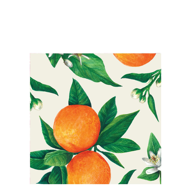 orange orchard cocktail napkins