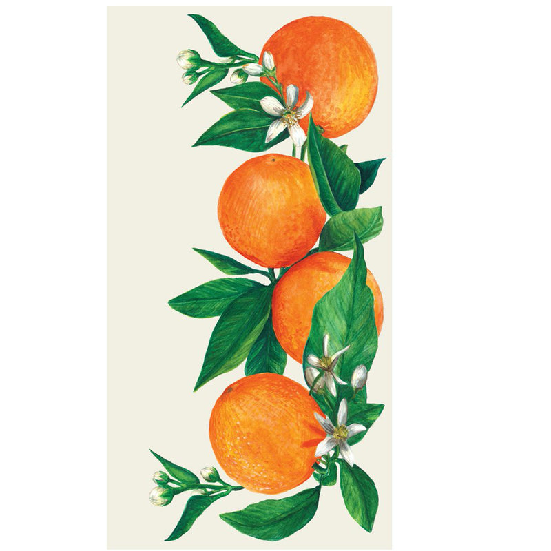 orange orchard guest napkins