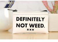 WEED zip pouch