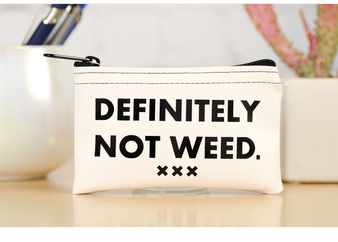 WEED zip pouch