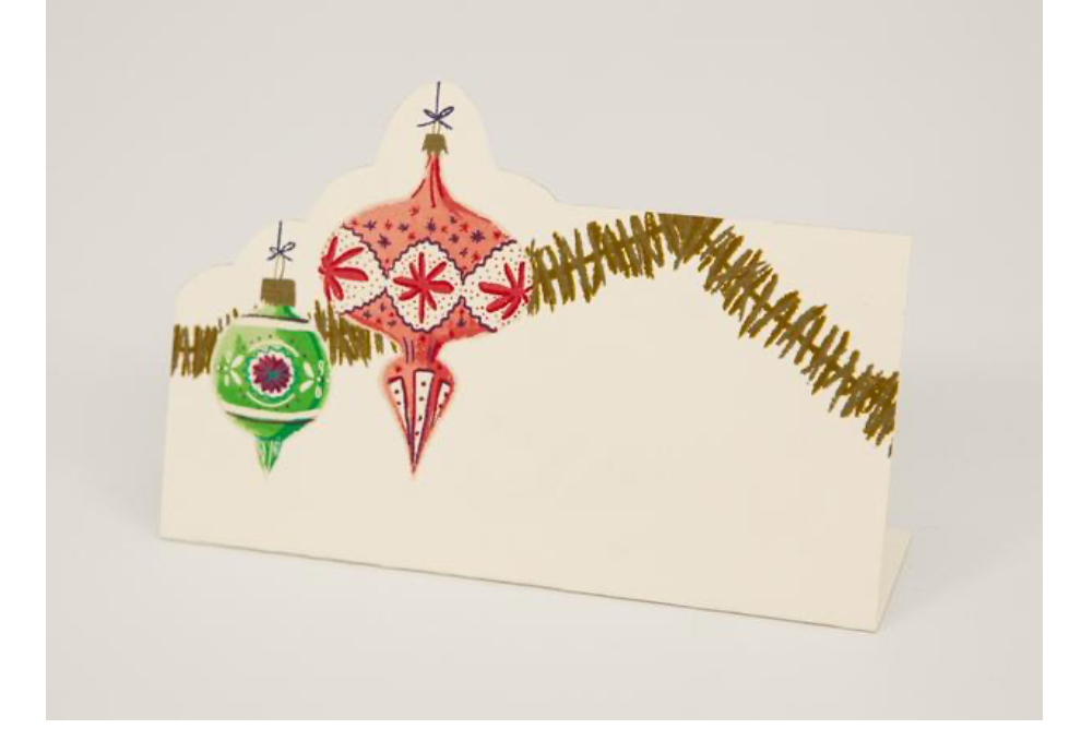 ornament:place card
