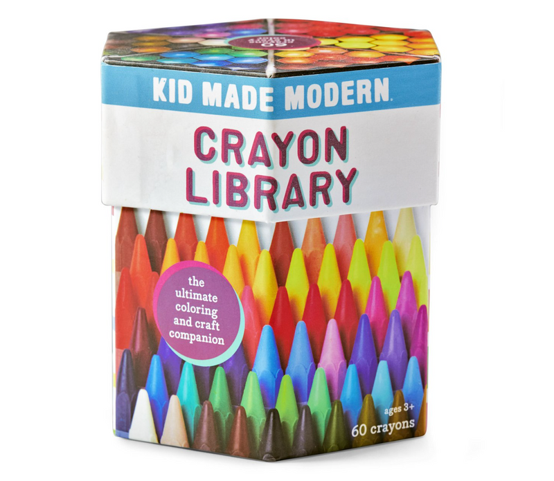 Crayon Library- 60 Hexagon Crayons