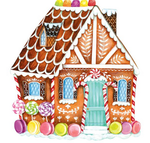 Gingerbread house Die-Cut Placemat Sheets Placemat