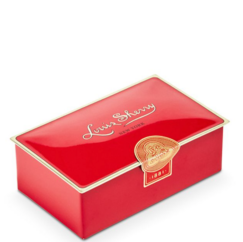 Red 2-Piece "Jewel Box" Chocolate Truffle Tin