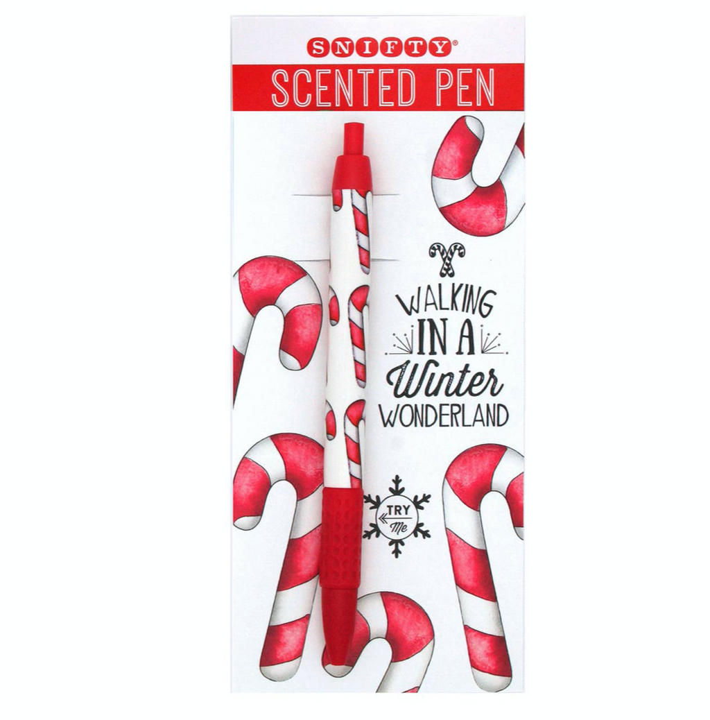 candy cane scented pen