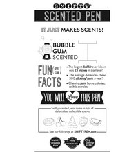 bubble gum scented pen
