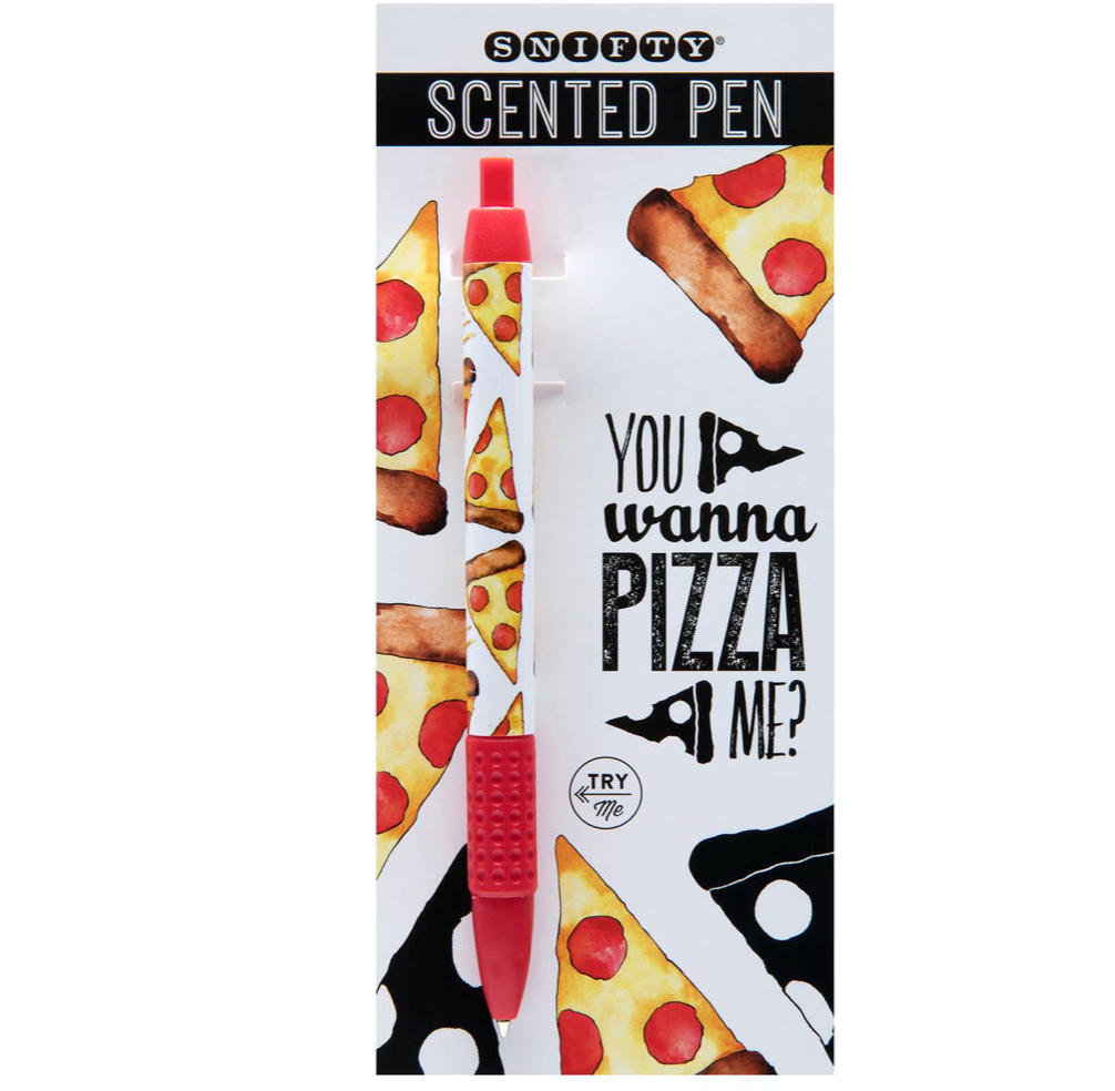 pizza scented pen