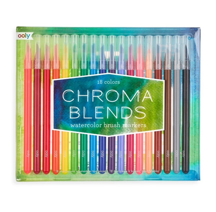 Chroma Blends Watercolor Brush Markers
