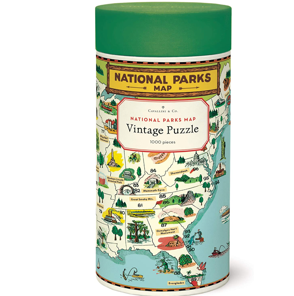 National Parks MAP 1,000 Piece Puzzle