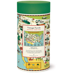 National Parks MAP 1,000 Piece Puzzle