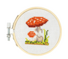 mushroom: Mini Cross Stitch Embroidery Kit