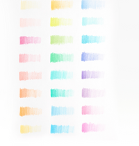 pastel hue pencils