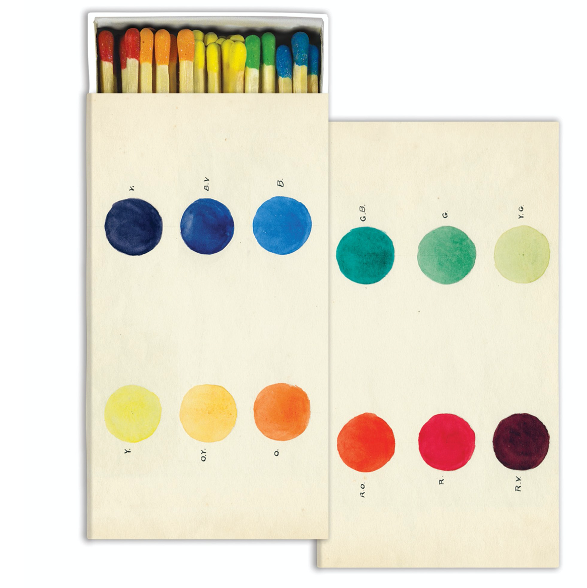 intervals of sevenths dots: match box