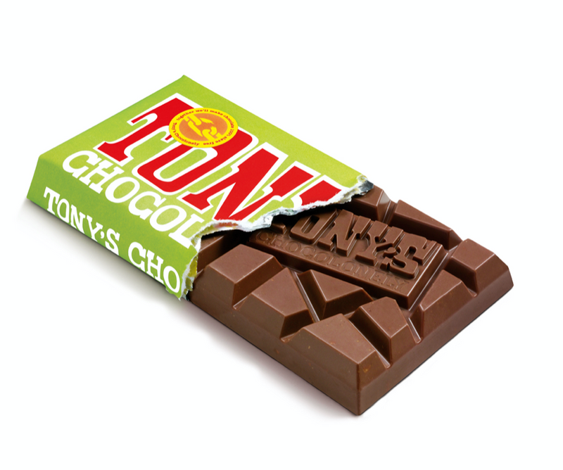 hazelnut cookie: Tony's Chocolonely