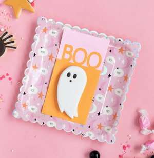 BOO guest towel Happy Haunting