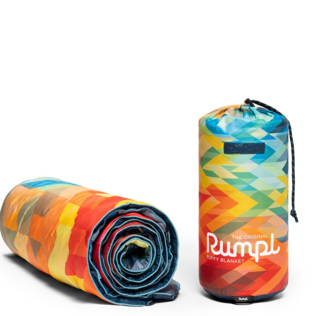 Geo - original puffy Rumpl Blanket