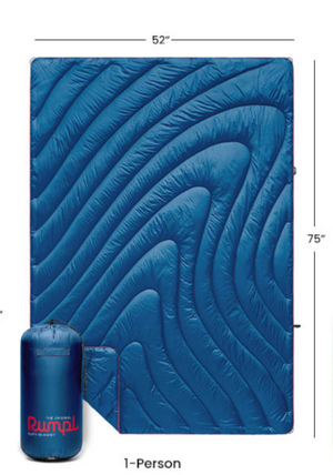 Black- original puffy Rumpl Blanket