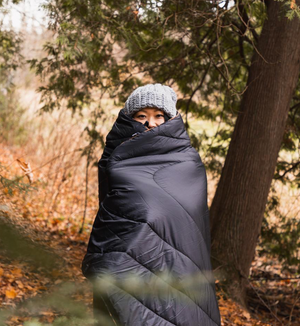 Black- original puffy Rumpl Blanket