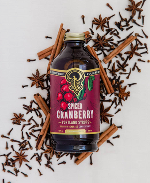 spiced cranberry syrup