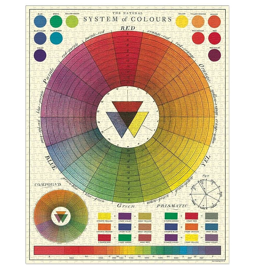 Color wheel  1,000 Piece Puzzle