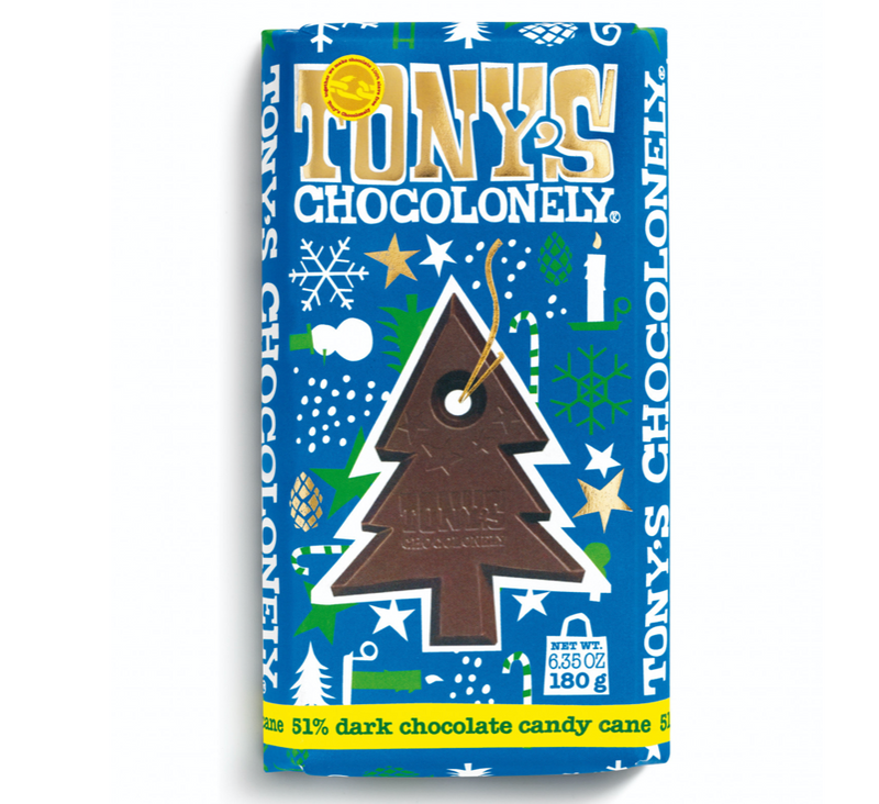 dark candy cane: Tony's Chocolonely