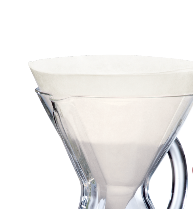 unfolded CHEMEX filter: bonded.