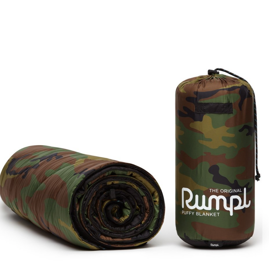 camo - original puffy Rumpl Blanket