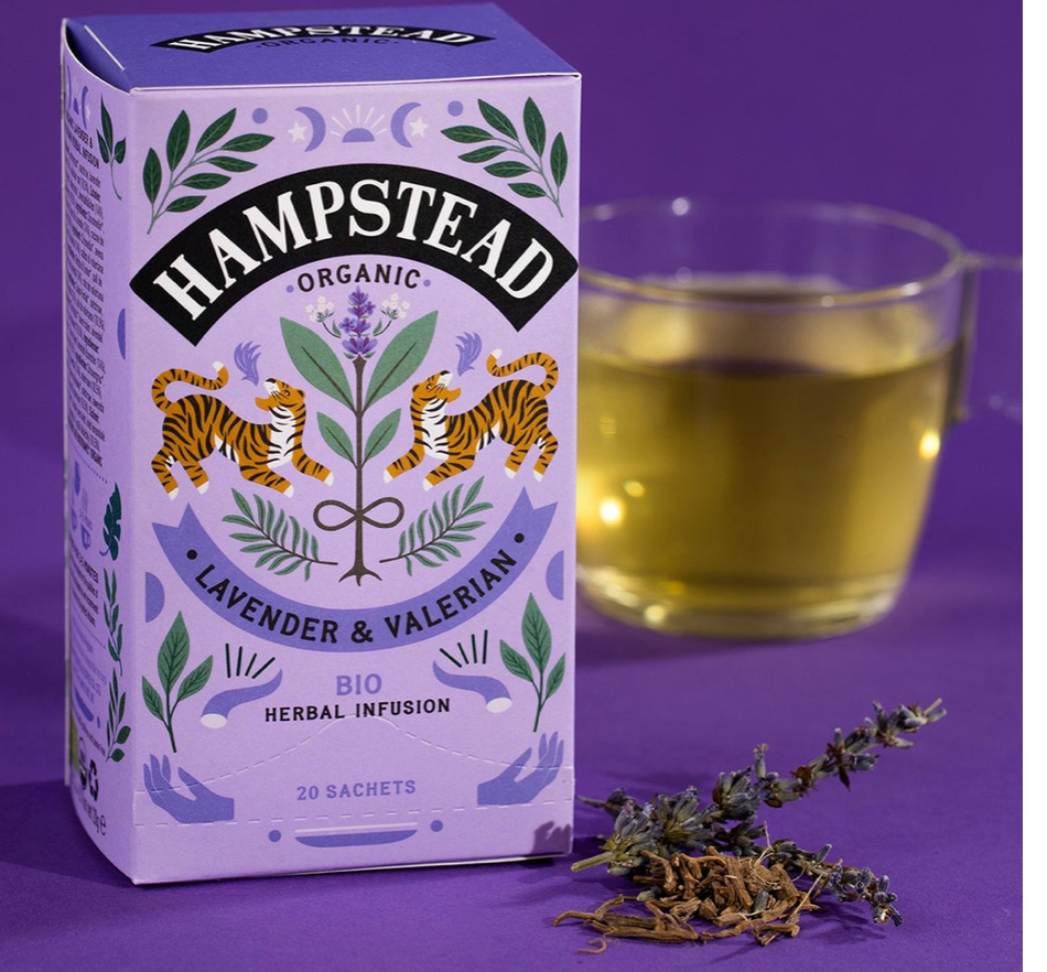 Lavender & Valerian : Hampstead organic tea bags