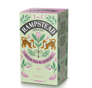 Jasmine & green tea : Hampstead organic tea bags