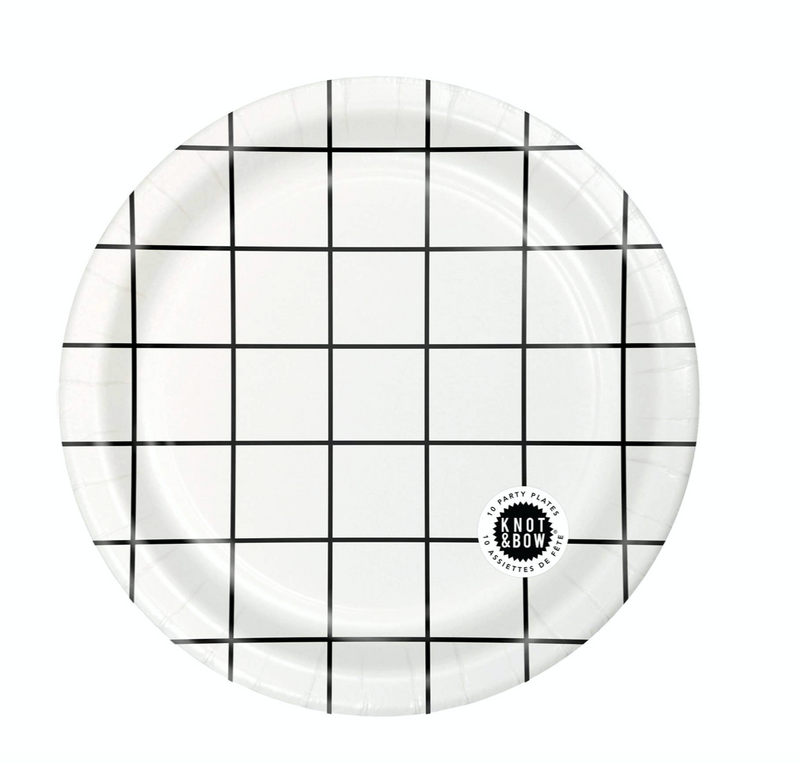 Windowpane Large Party Plate