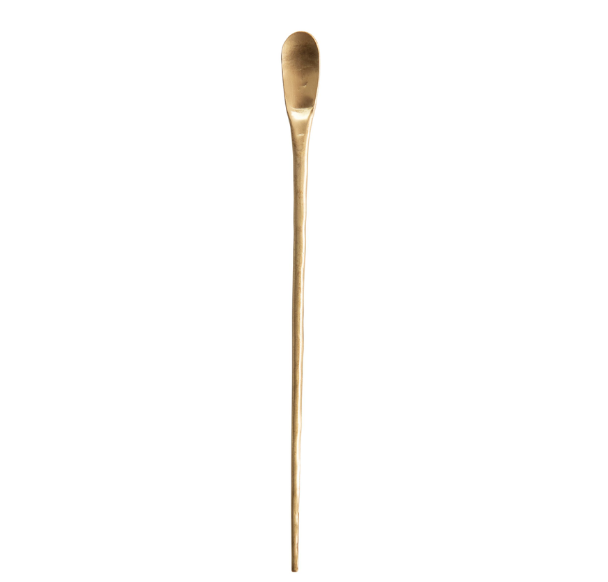 brass cocktail spoon