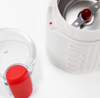 white: Bodum coffee grinder