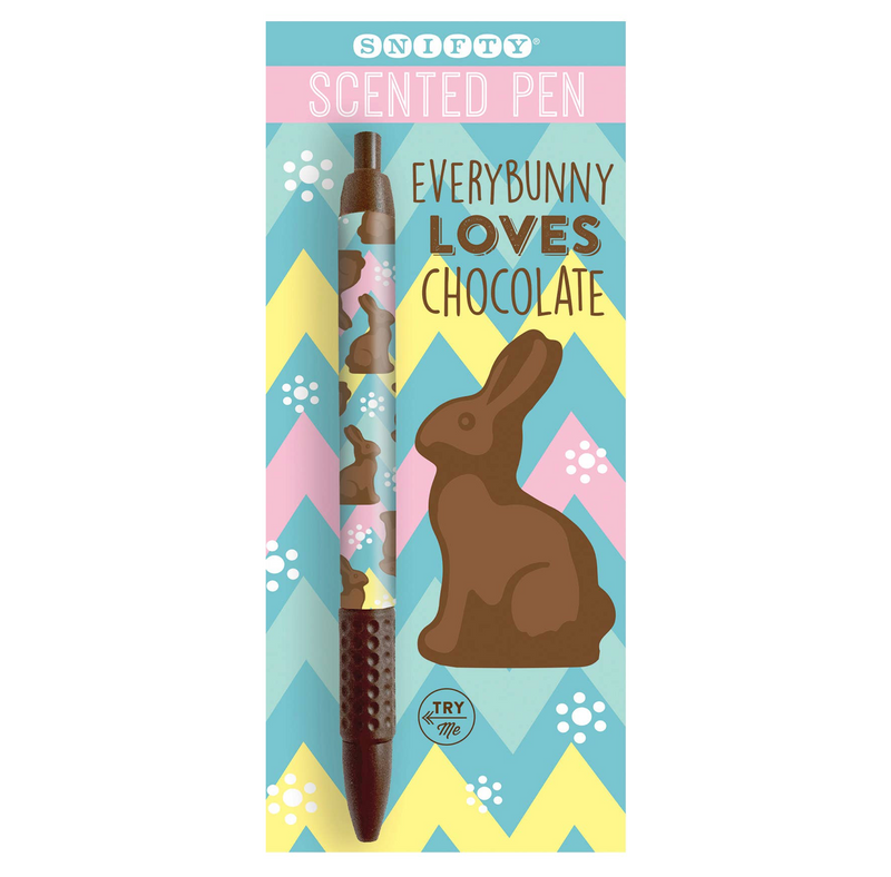 chocolate bunny scented pen