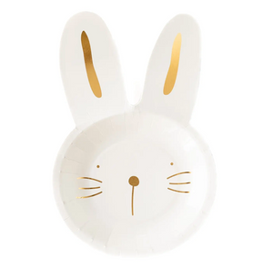 bunny plates - paper