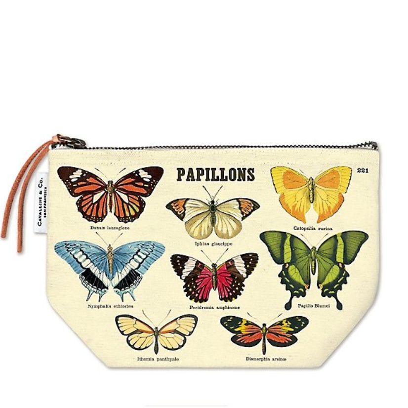 papillions zip pouch